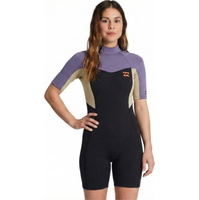 Womens Synergy 2mm Back Zip Shorty Våddragt
